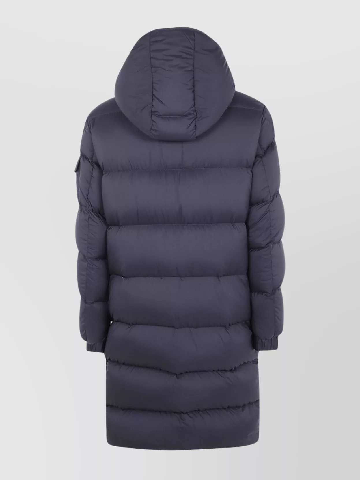 Moncler Long Hooded Quilted Parka Jacket
