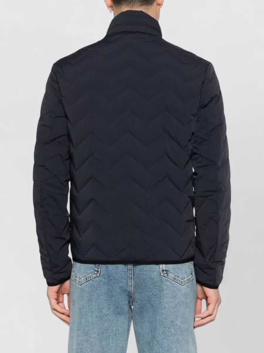 Emporio Armani Chevron-Quilted Down Puffer Jacket