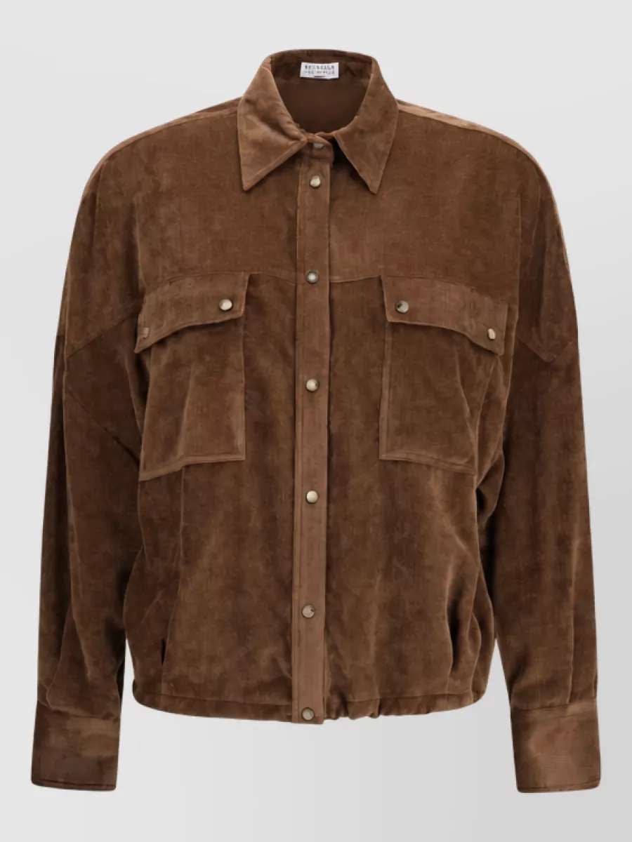 Brunello Cucinelli viscose fitted jacket