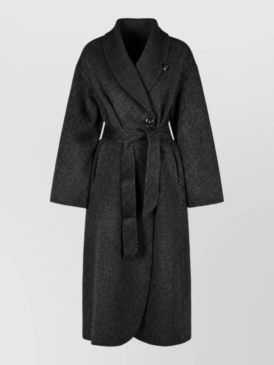 Emporio Armani wool belted coat