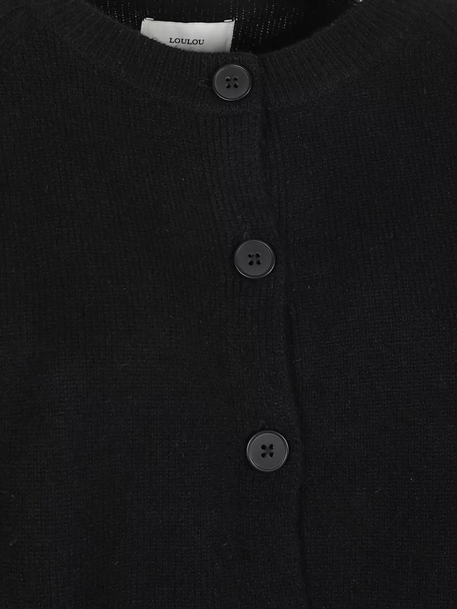 Loulou Studio Cropped Raglan Cardigan