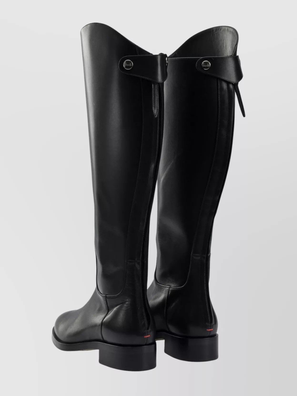 Aeyde Knee-high Leather Block Heel Boots