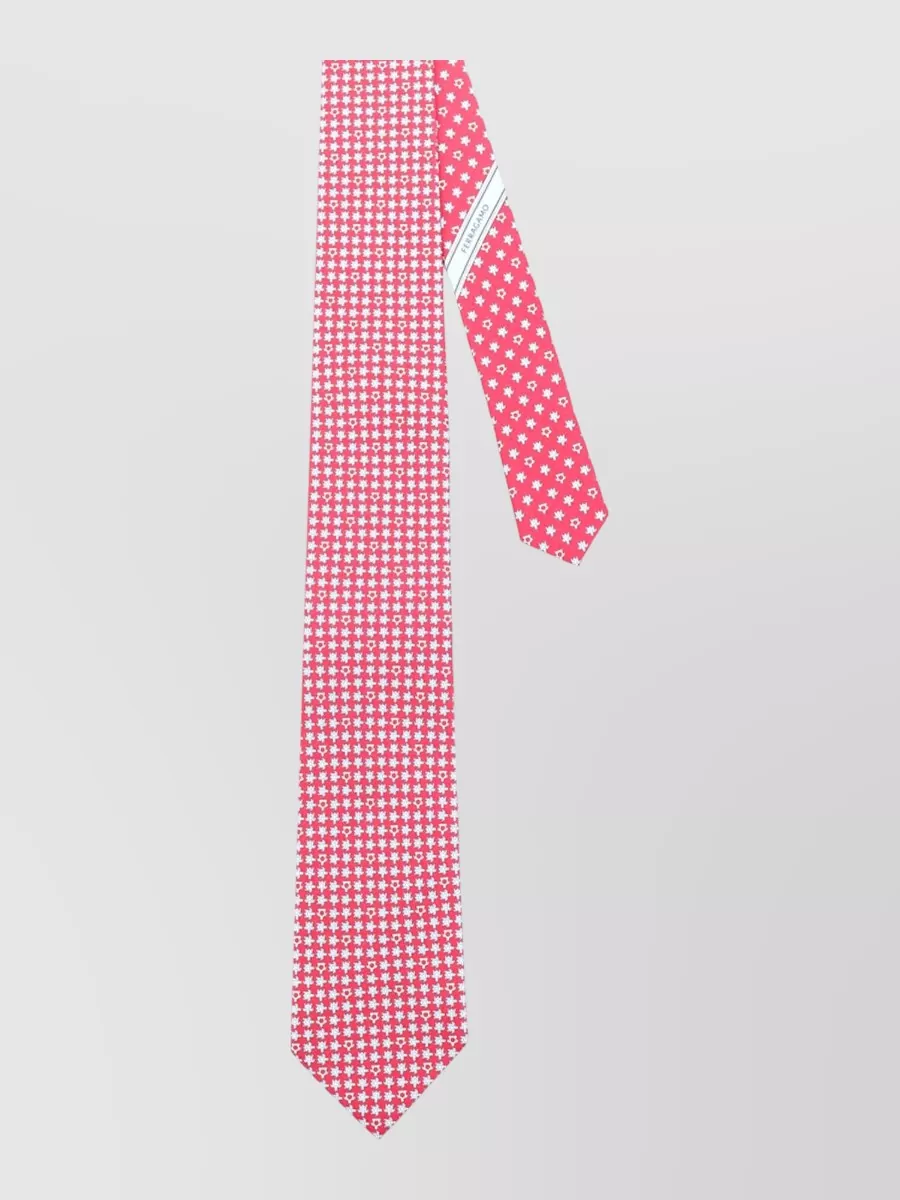 Ferragamo silk printed tie