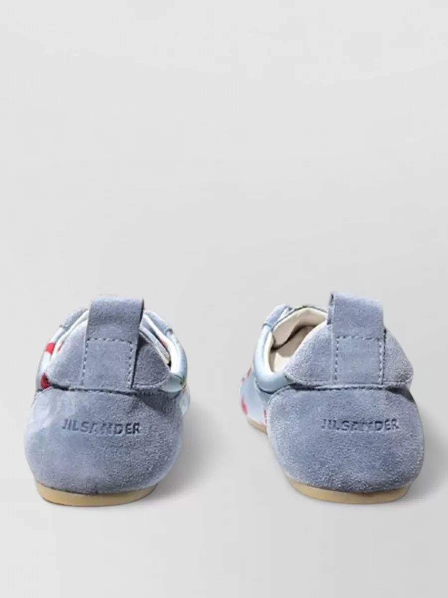 Jil Sander Floral Print Low-Top Sneakers