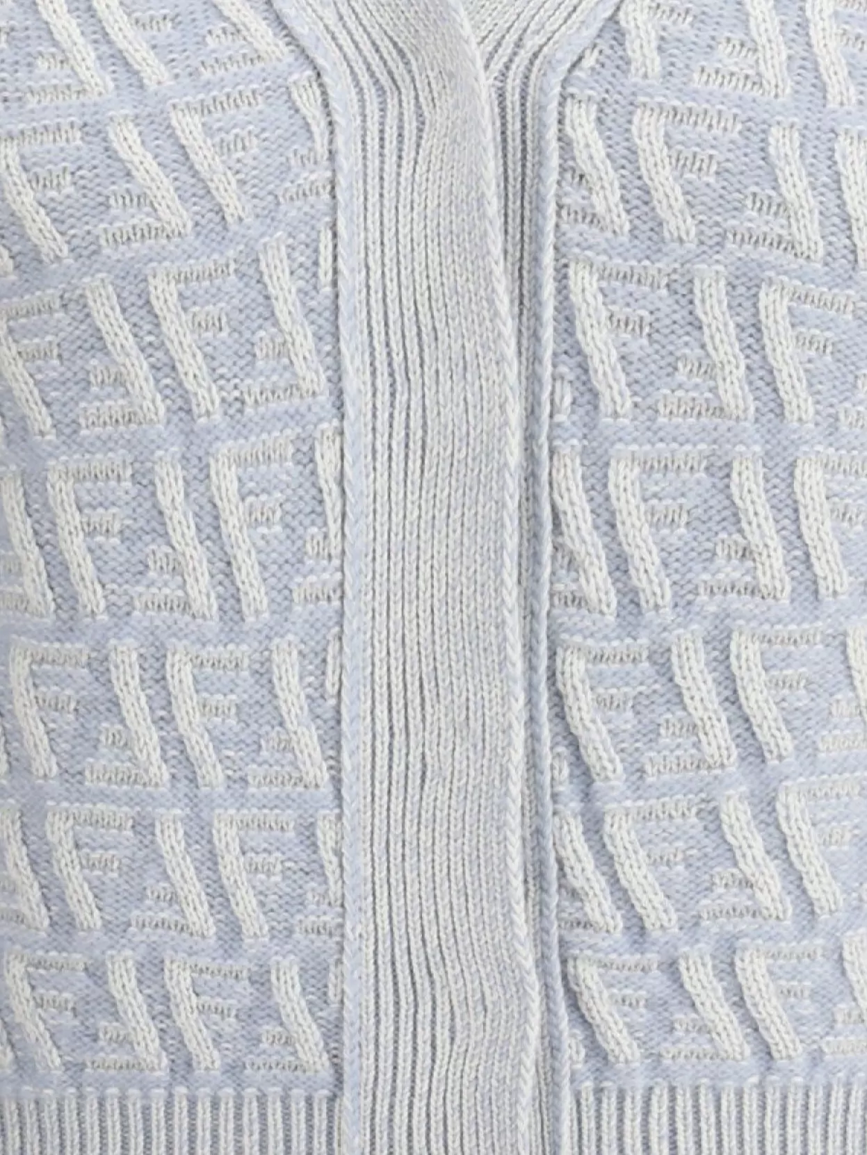 Fendi Contemporary Jacquard Silk Cardigan