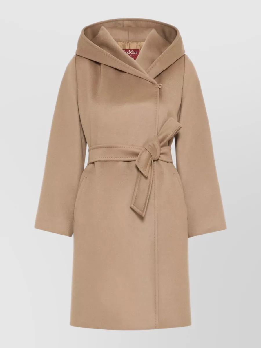 S Max Mara Wool belted coat