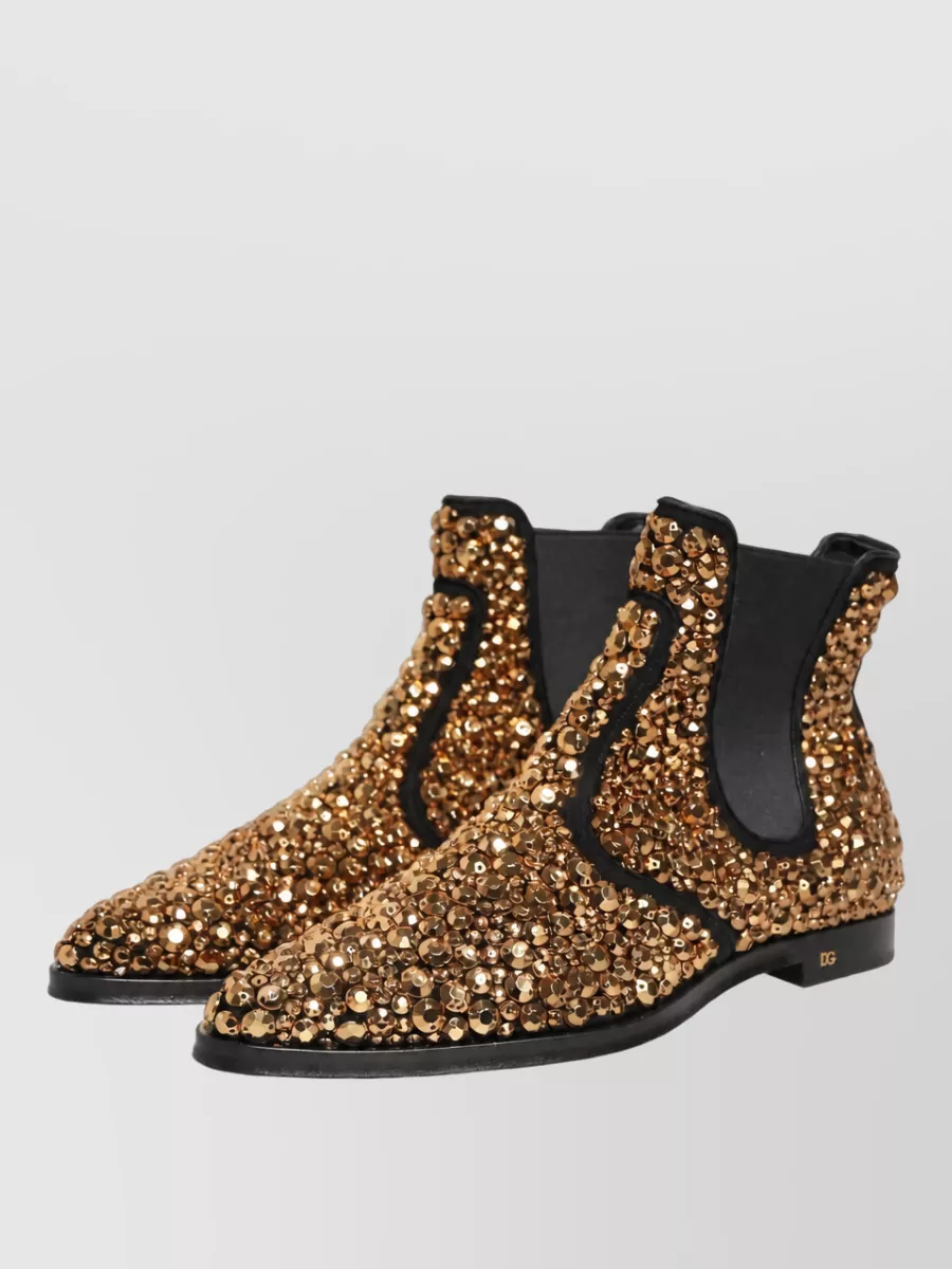 Dolce&Gabbana Leather Chelsea Boots
