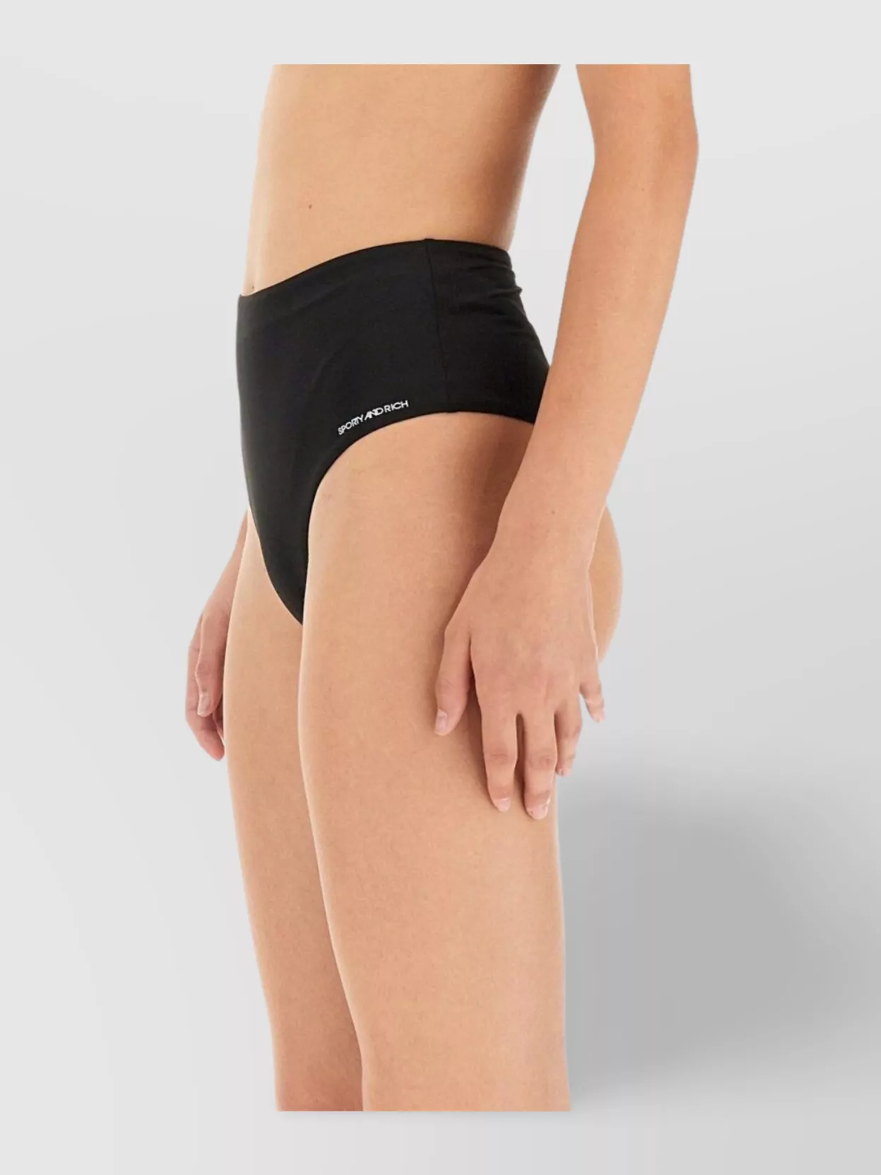 Sporty & Rich High-Waisted Bikini Bottoms For A Stylish Look