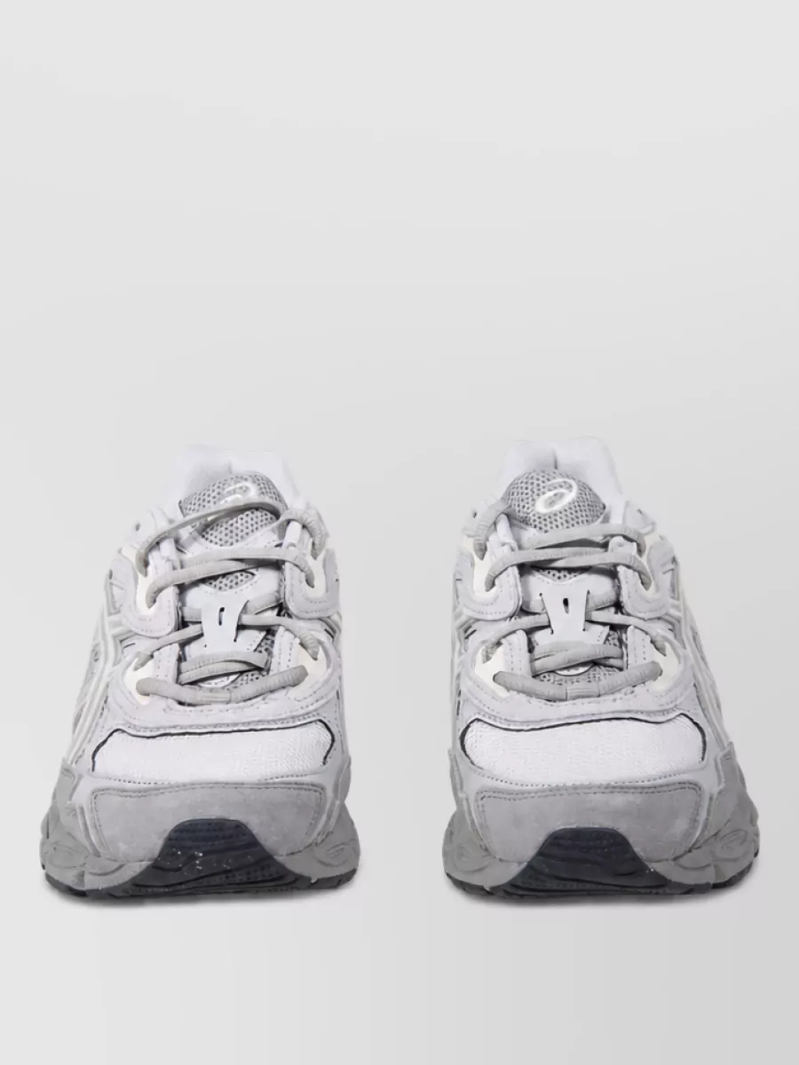 Asics leather lace-up sneakers