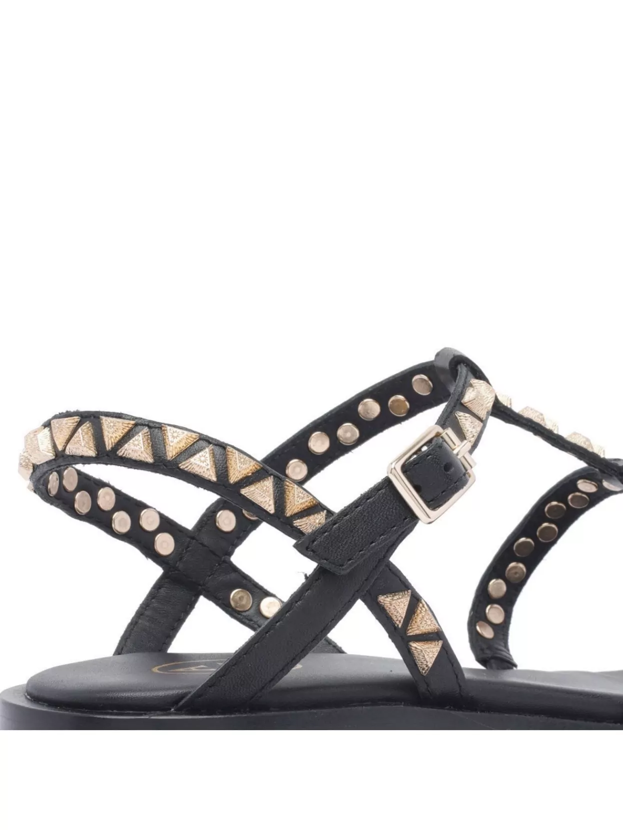 Ash Studded Leather Strappy Sandals