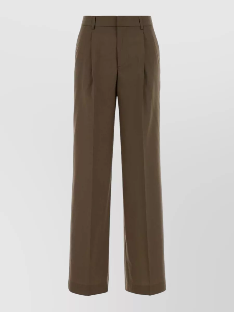 Pt Torino virgin wool wide-leg trousers