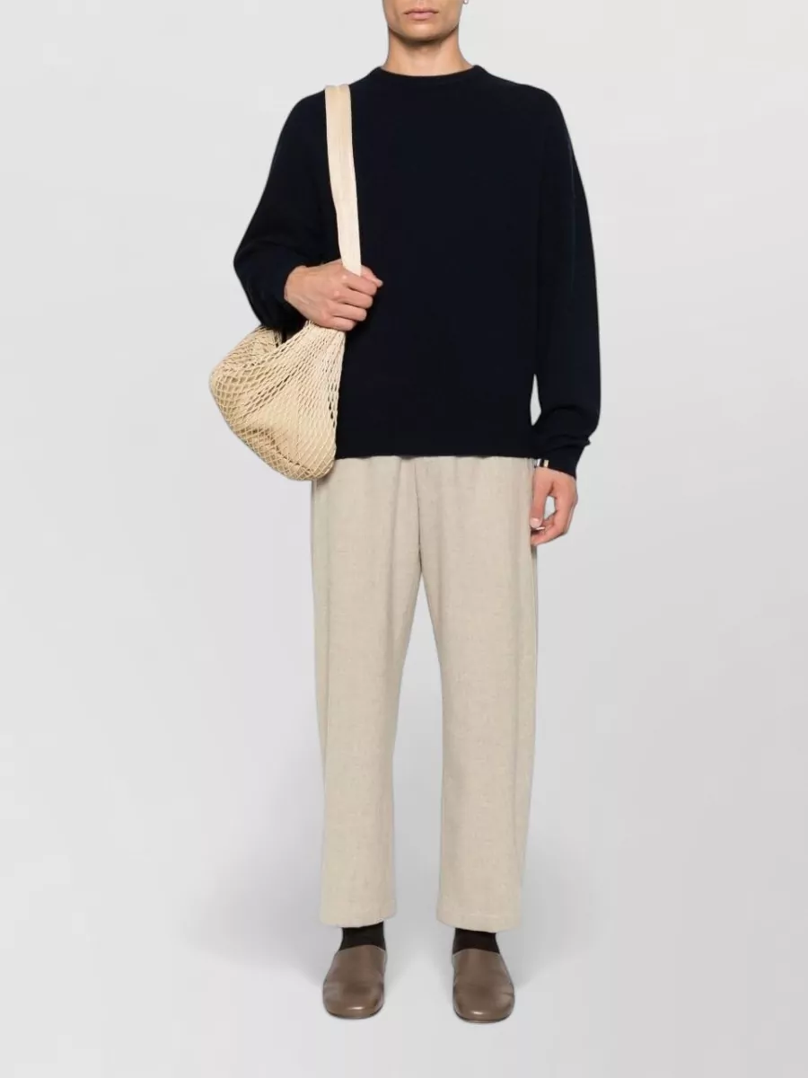Extreme Cashmere Cashmere Oversized Ribbed Crewneck Sweater