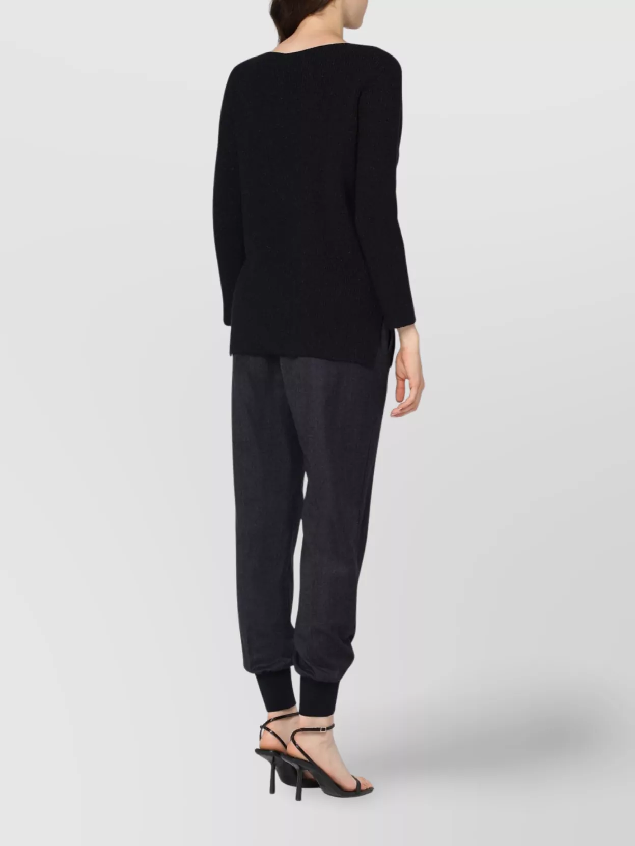 Stella Mccartney Wool Track Pants With Elastic Waistband