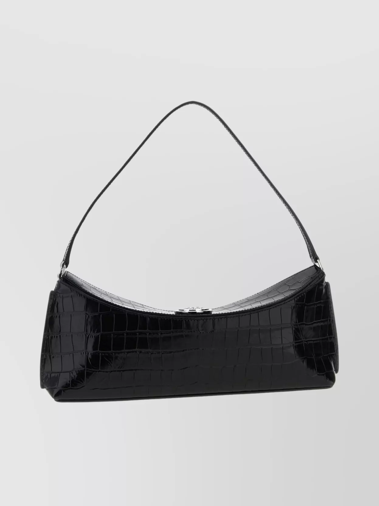 Jacquemus Le Calisson Crocodile-effect Leather Shoulder Bag