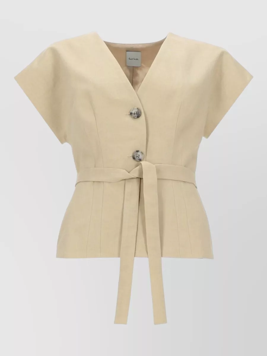 Paul Smith linen belted jacket