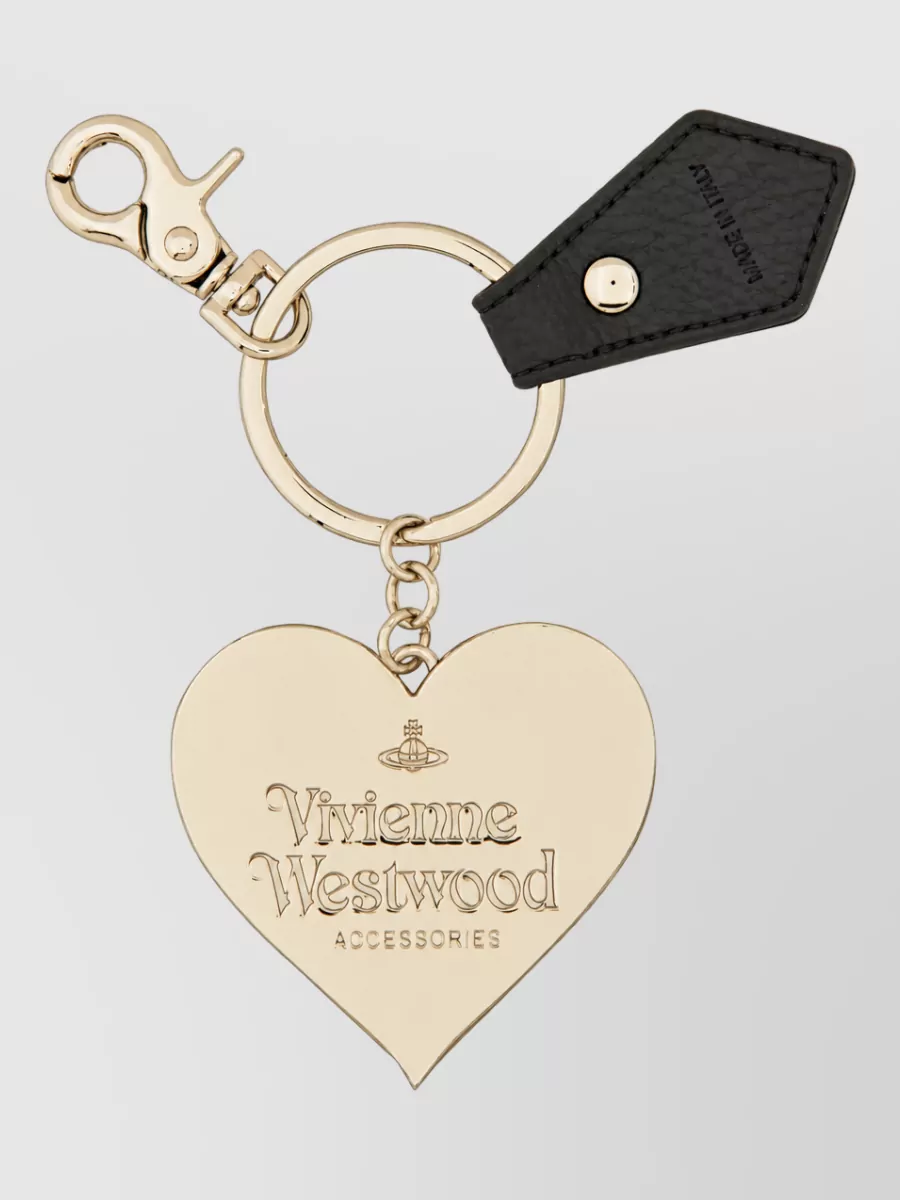 Vivienne Westwood Heart Mirror Metal Keyring Accessory