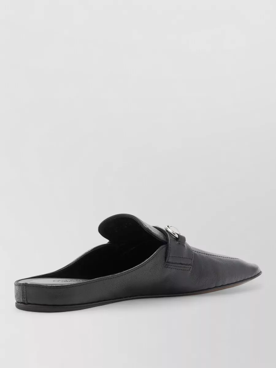 Gucci leather mules