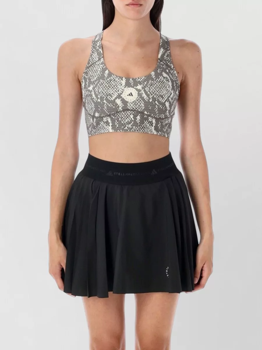 Adidas by Stella McCartney snake print racerback sports bra