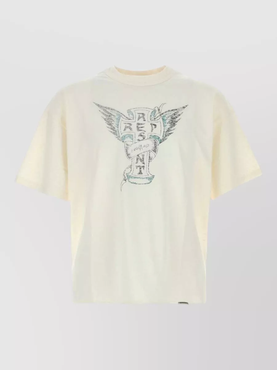 Represent printed cotton blend t-shirt