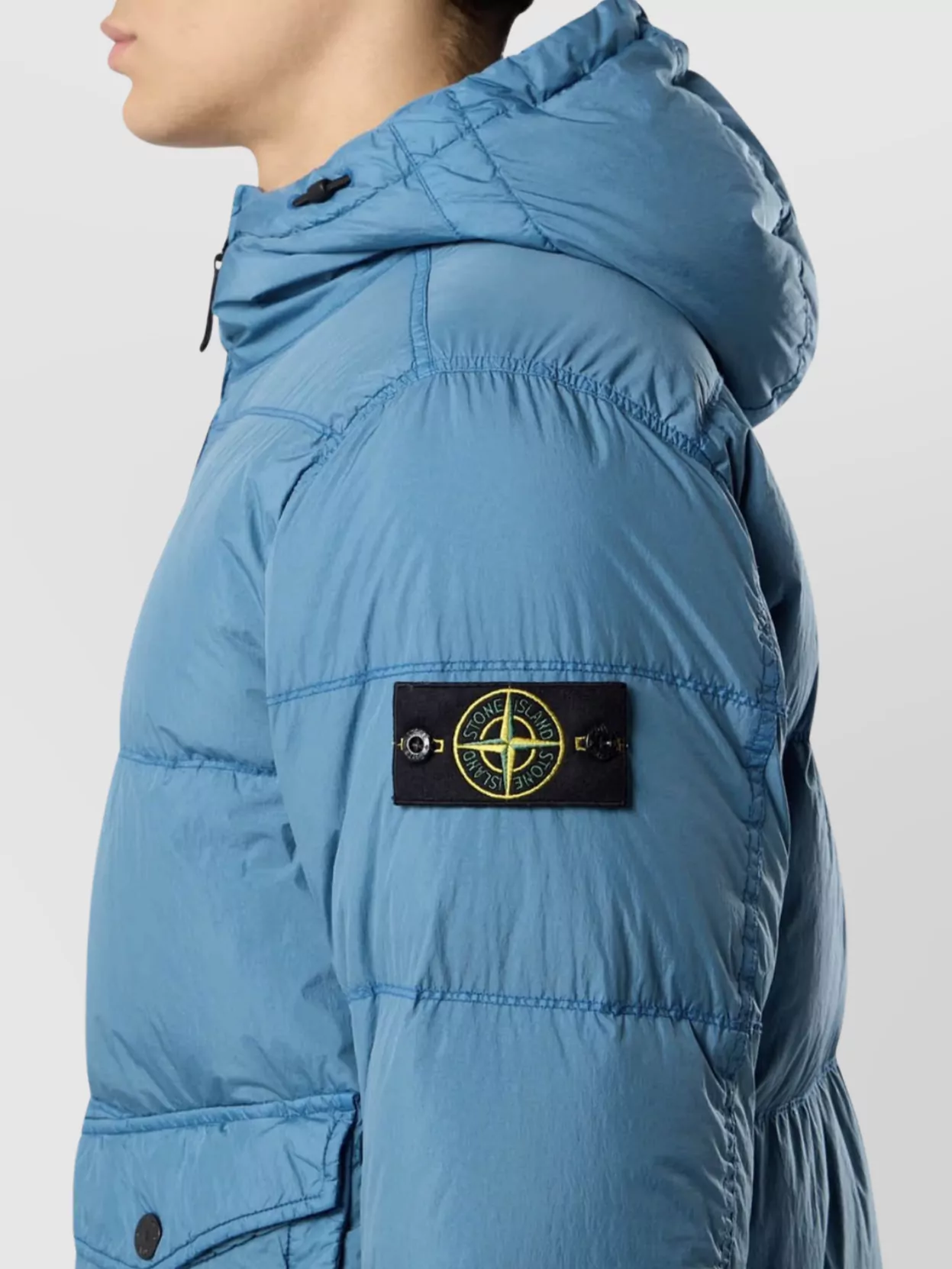 Stone Island Crinkle Reps Ny Jacket Badge Sleeve