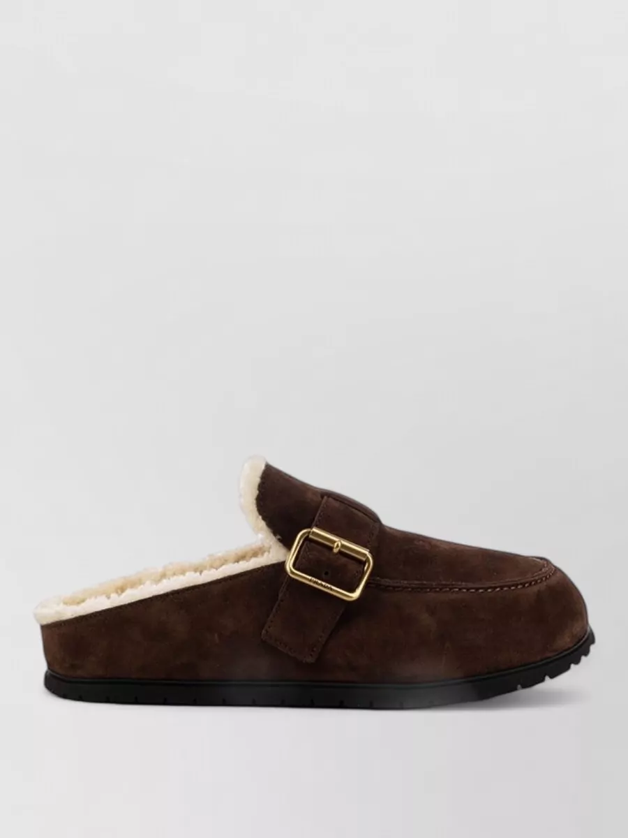Prada Suede Mules