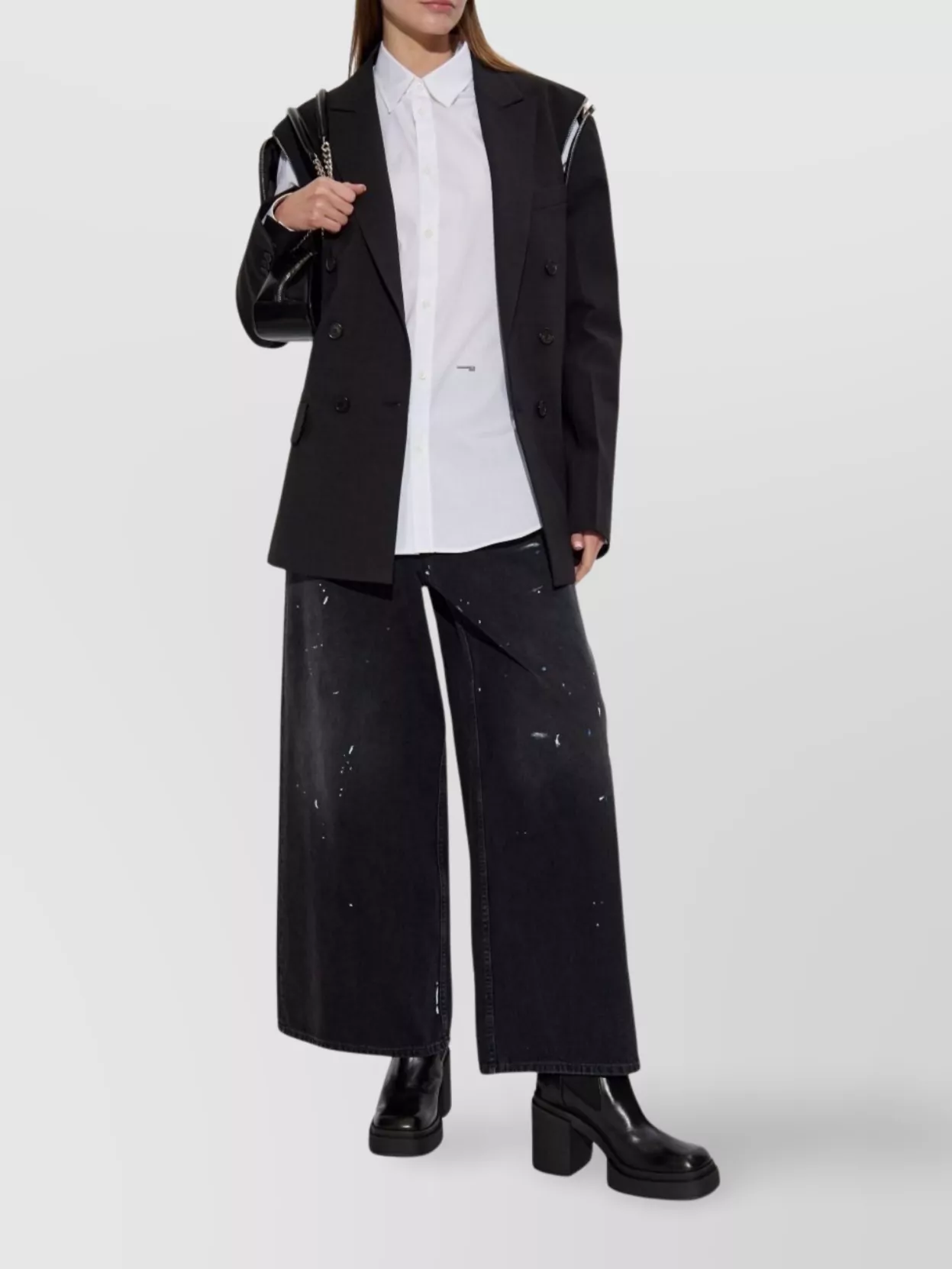 Dsquared2 X Bettter Double-breasted Zip Blazer In Black