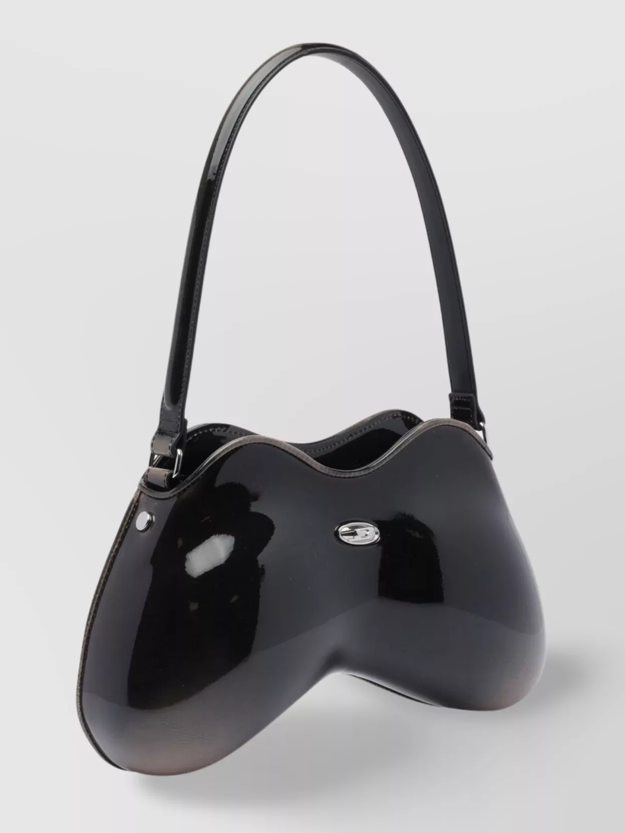 Diesel Double-D Shoulder Bag Glossy Finish