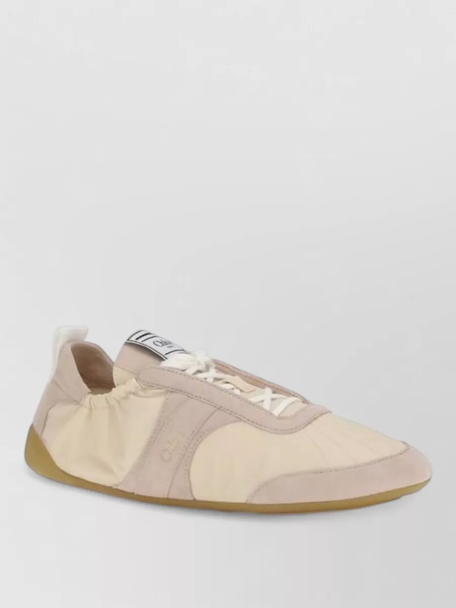 Chloé Nylon Low-Top Sneakers