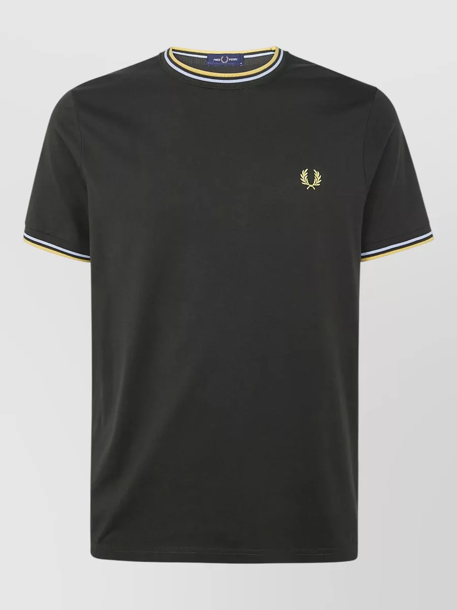 Fred Perry cotton logo print t-shirt