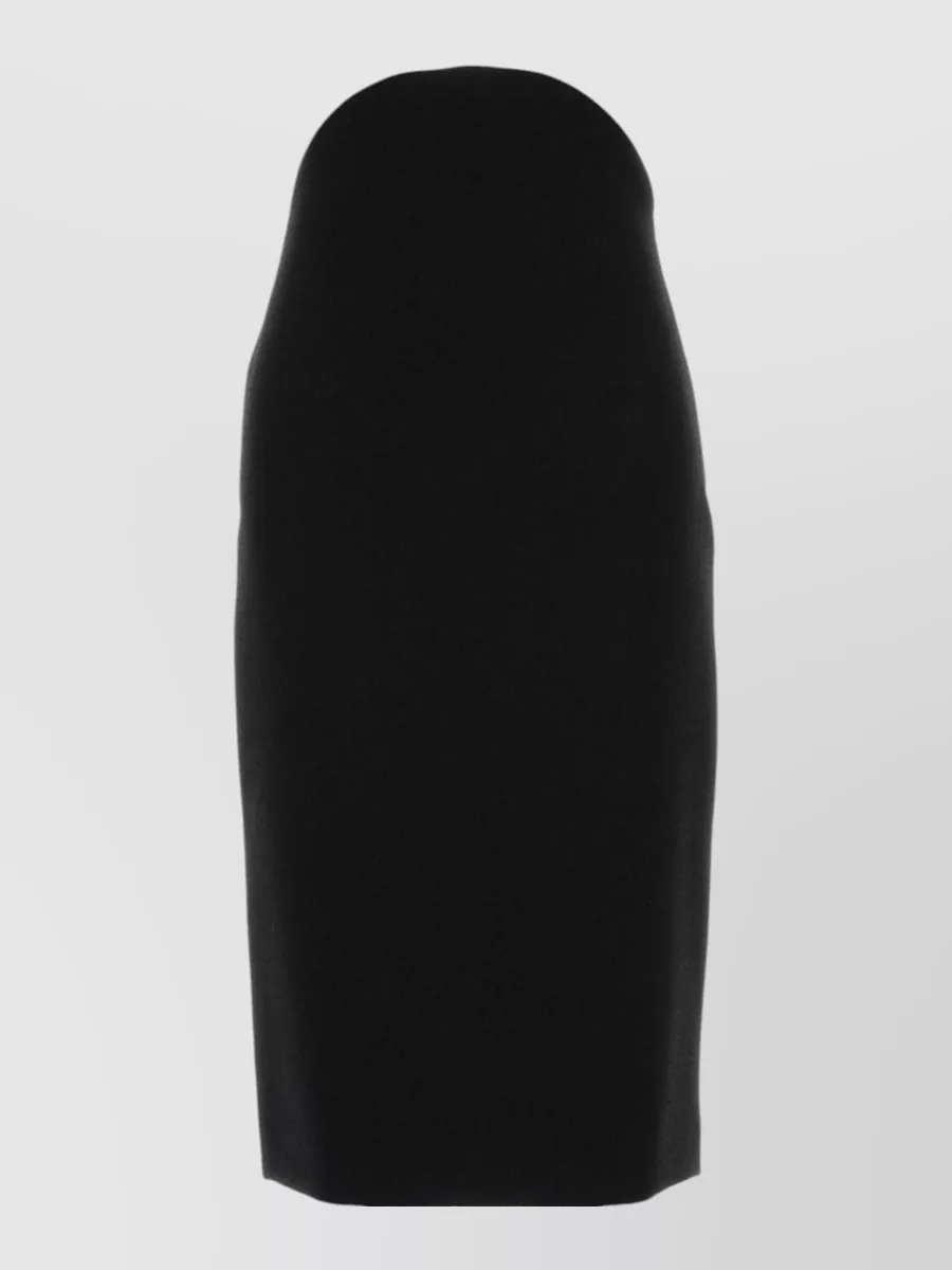 Jil Sander wool midi skirt
