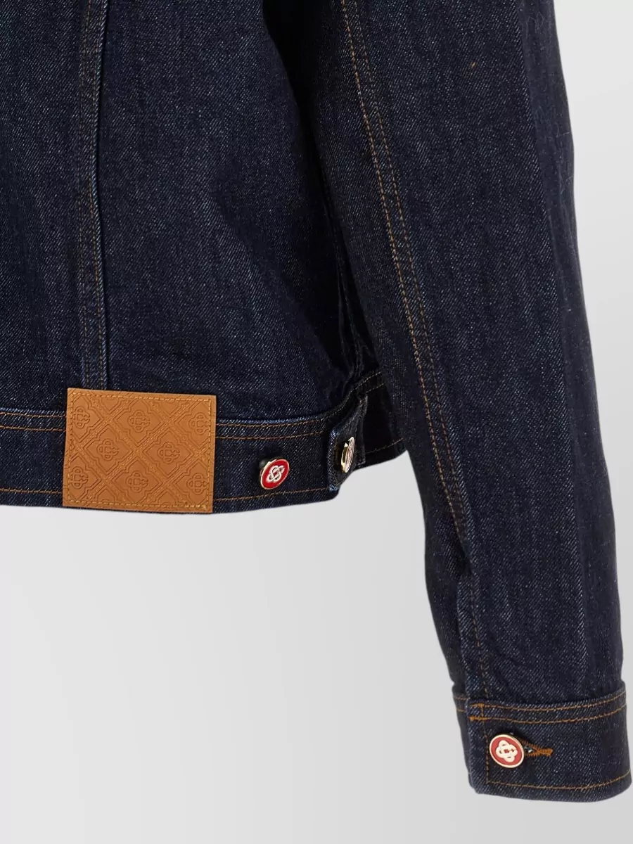 Casablanca Denim Dropped-Shoulder Jacket