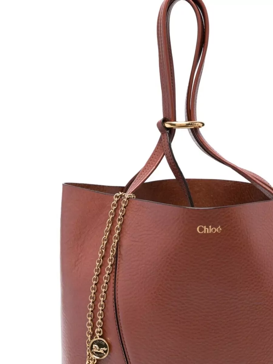 Chloé Chloé Spin Leather Shoulder Bag
