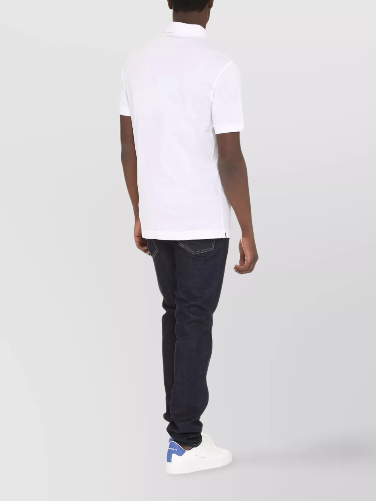 Dolce&Gabbana Ribbed Collar Polo Shirt