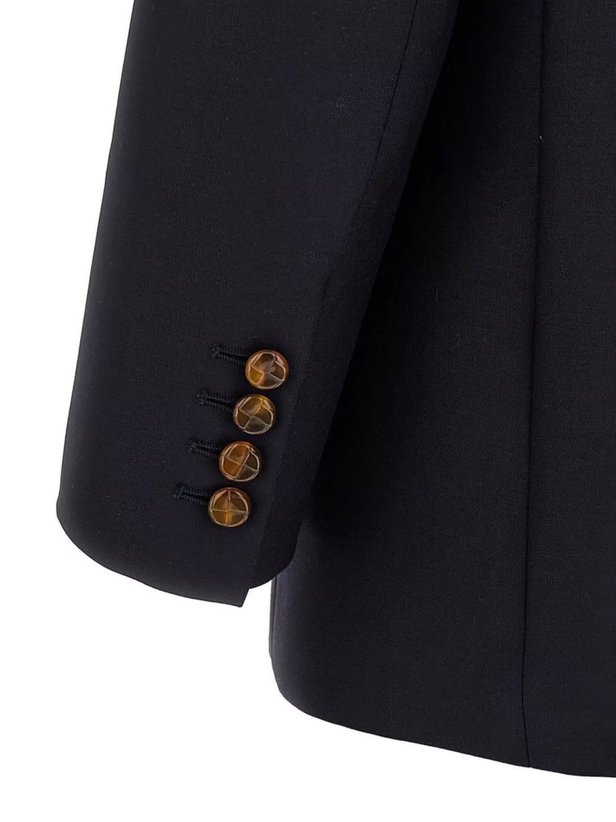 Blazé Milano Missy Double-breasted Cotton-blend Blazer