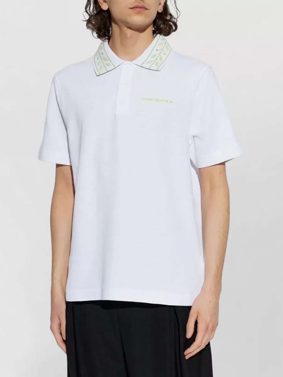 Casablanca Piqué Polo Shirt