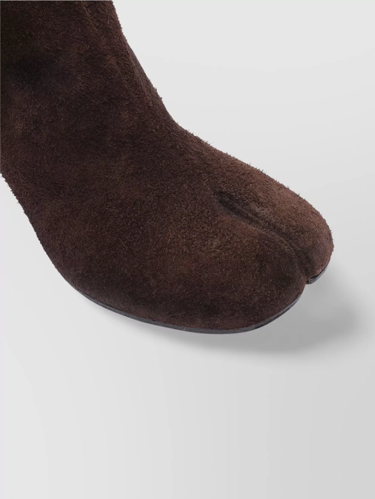 Maison Margiela Suede Block Heel Ankle Boots