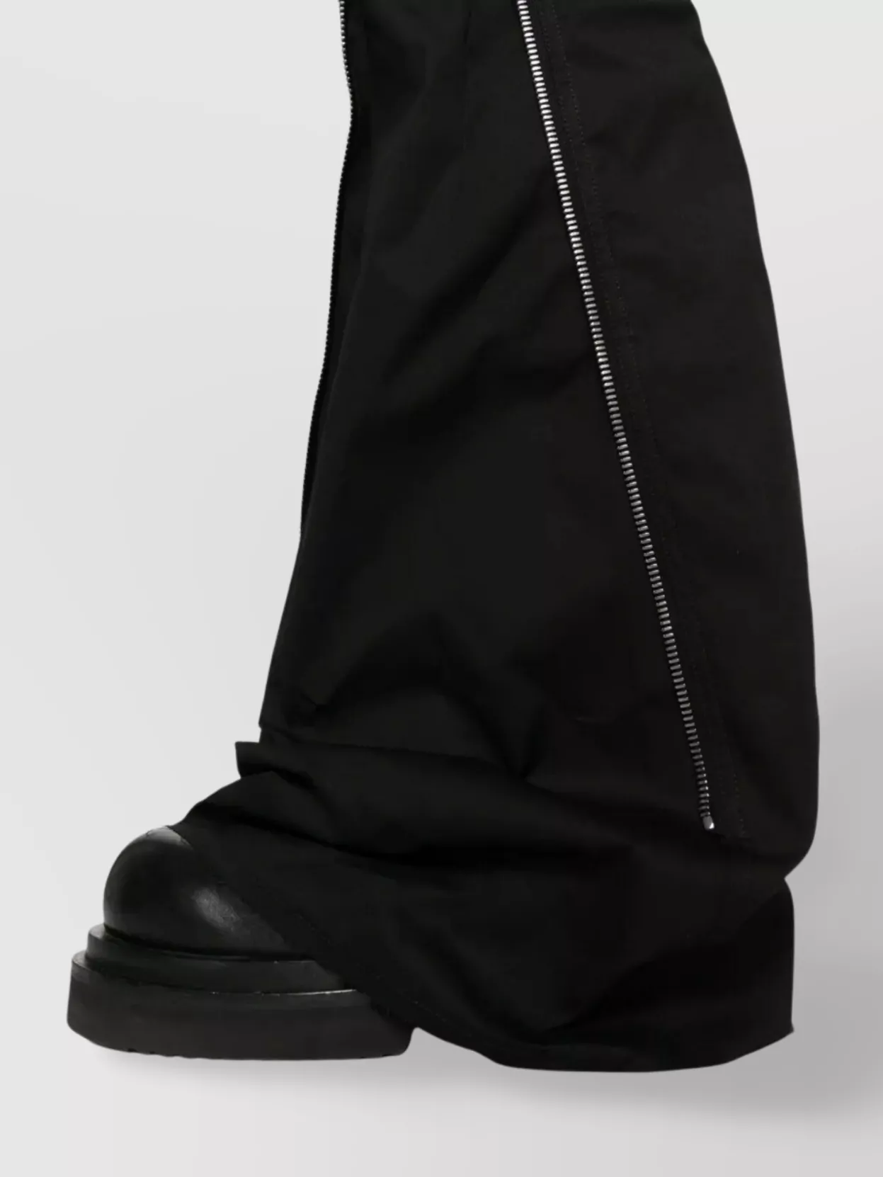 Rick Owens Flared Leg Trousers Side Zip