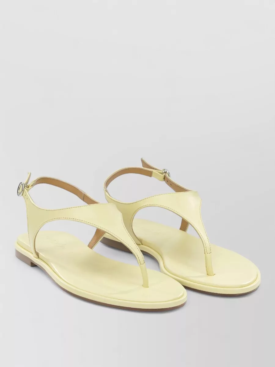 Aeyde leather low slides