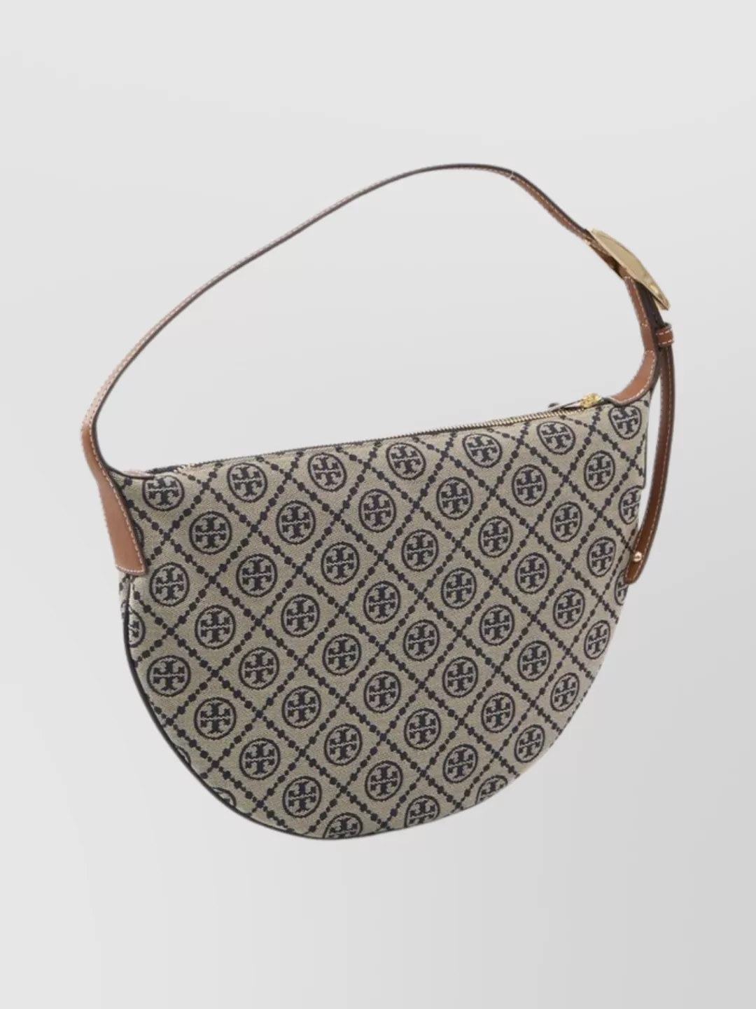 Tory Burch Microfiber Shoulder Bag With Faux Suede Finish