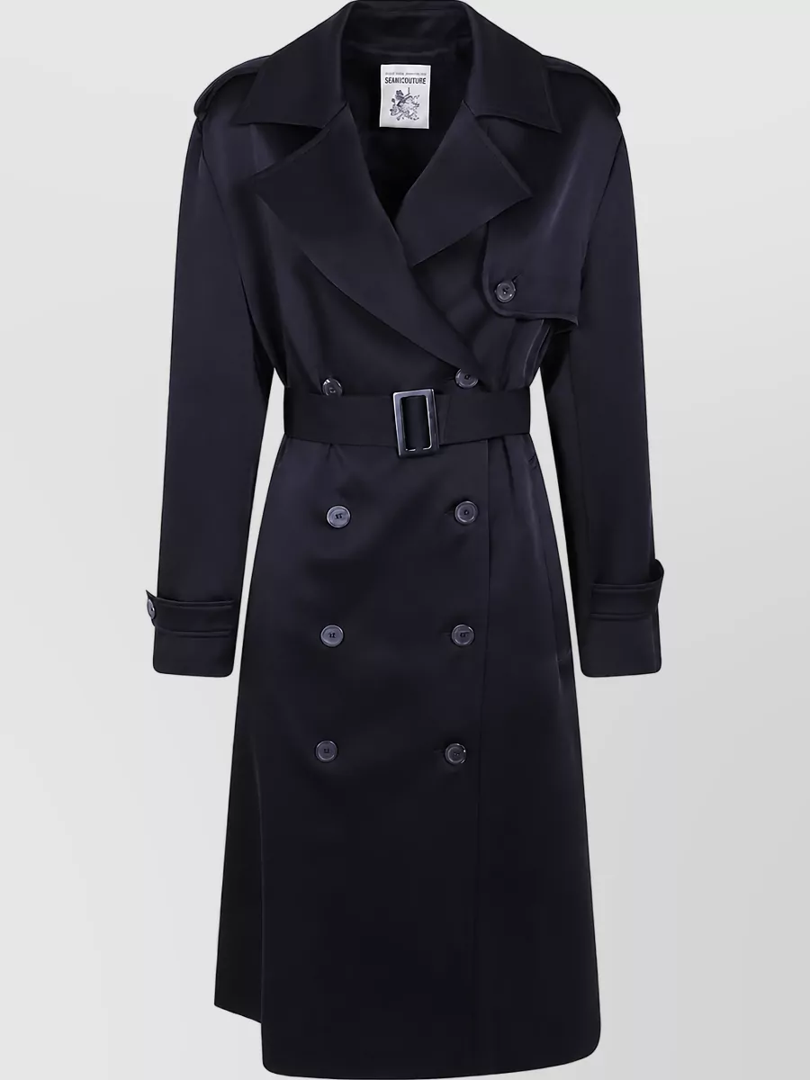 Semicouture Double-breasted trench coat