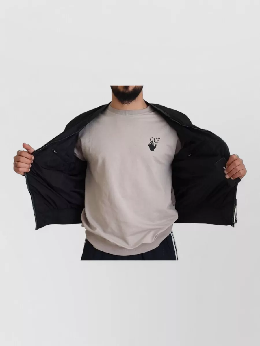 Dolce&Gabbana Nylon Logo Bomber Jacket