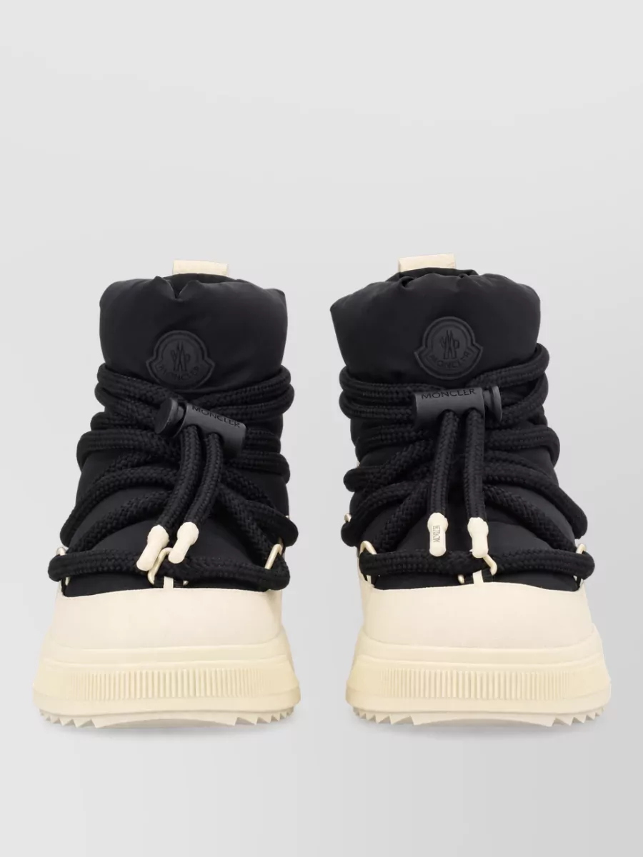 Moncler quilted hi-top sneakers