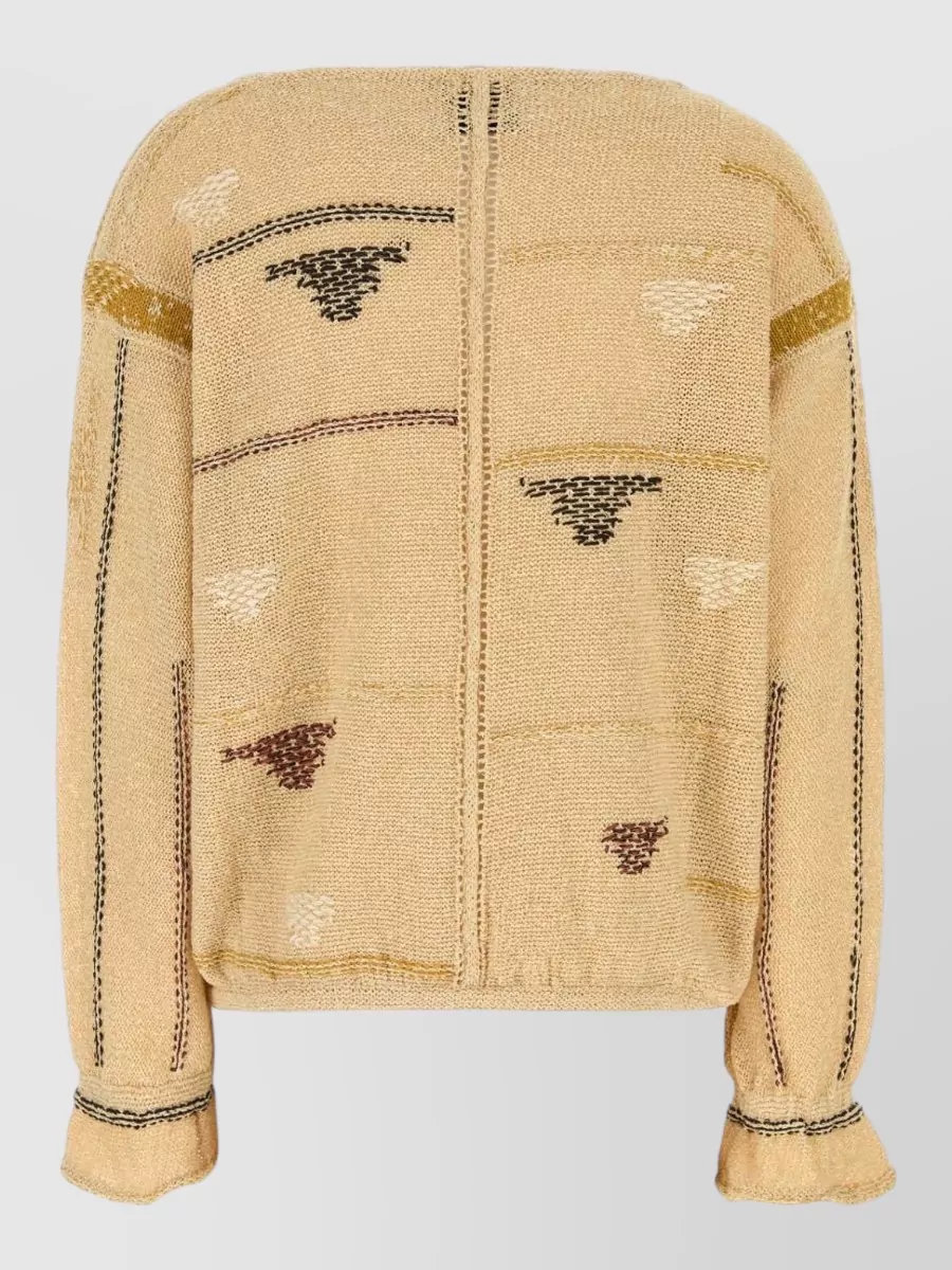 Isabel Marant Embroidered Silk Blend Jumper