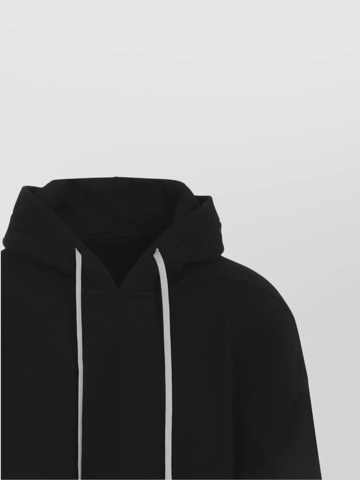 Rick Owens Drkshdw Asymmetrical Hem Long Sleeve Hoodie