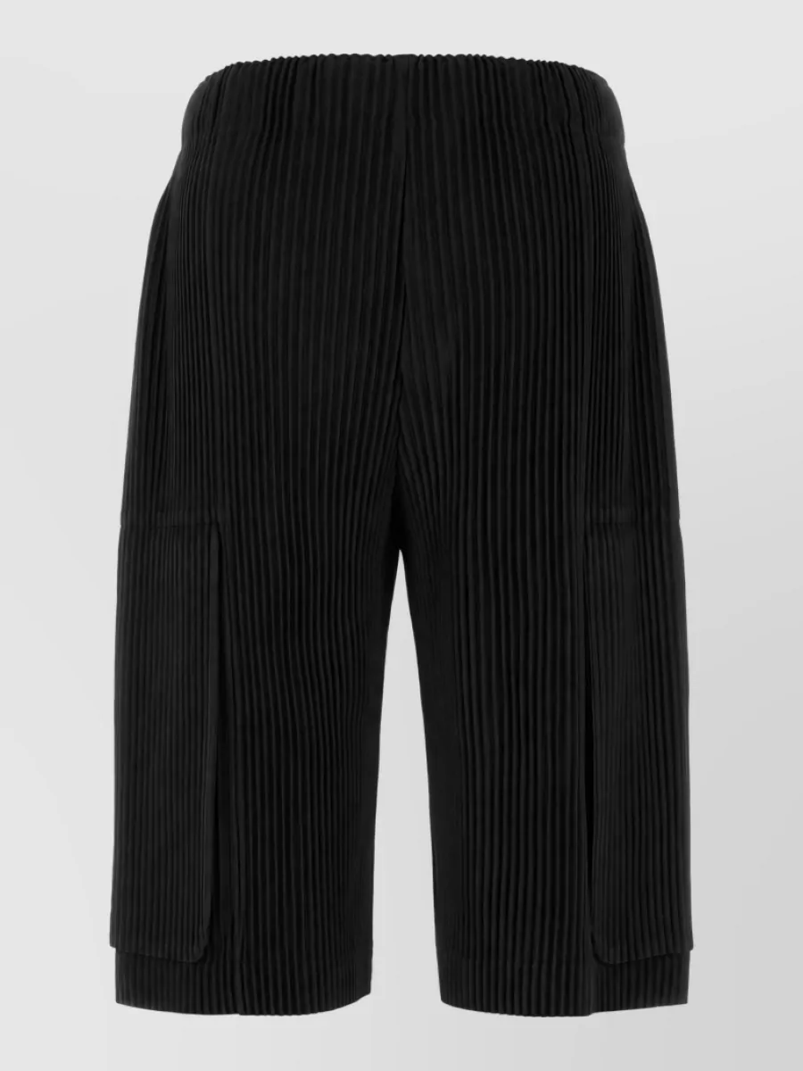 Homme Plisse Issey Miyake Polyester Cargo Shorts