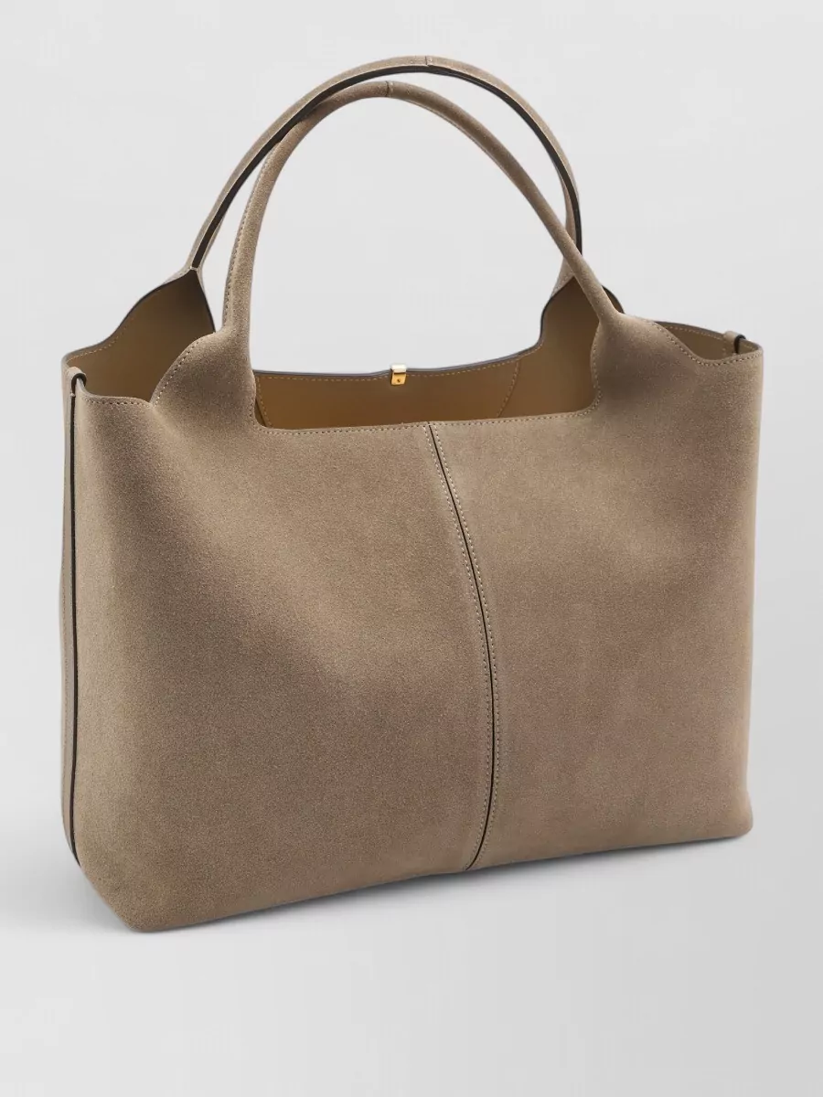 Tod's Di Bag Medium Suede Tote Bag