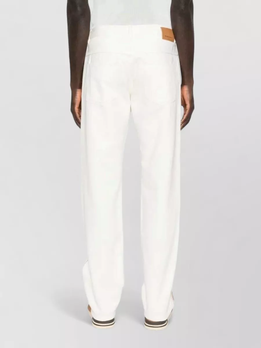 Isabel Marant Embroidered Straight-Leg Jeans