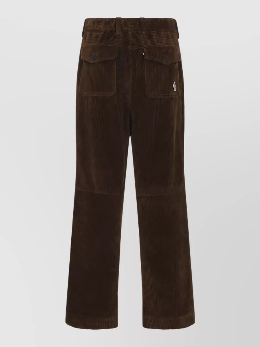 Moncler Grenoble Ribbed Wide-Leg Trousers