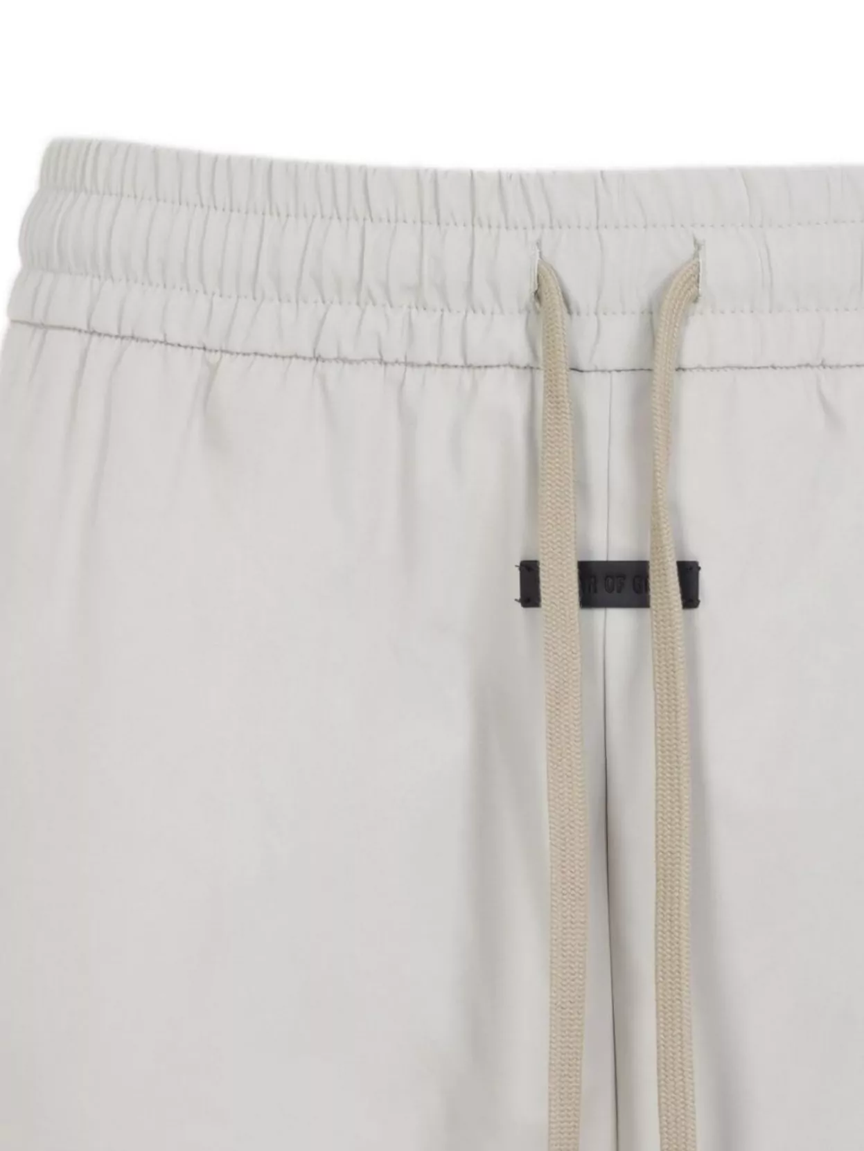 Shop Fear Of God Drawstring Waist Straight Leg Trousers
