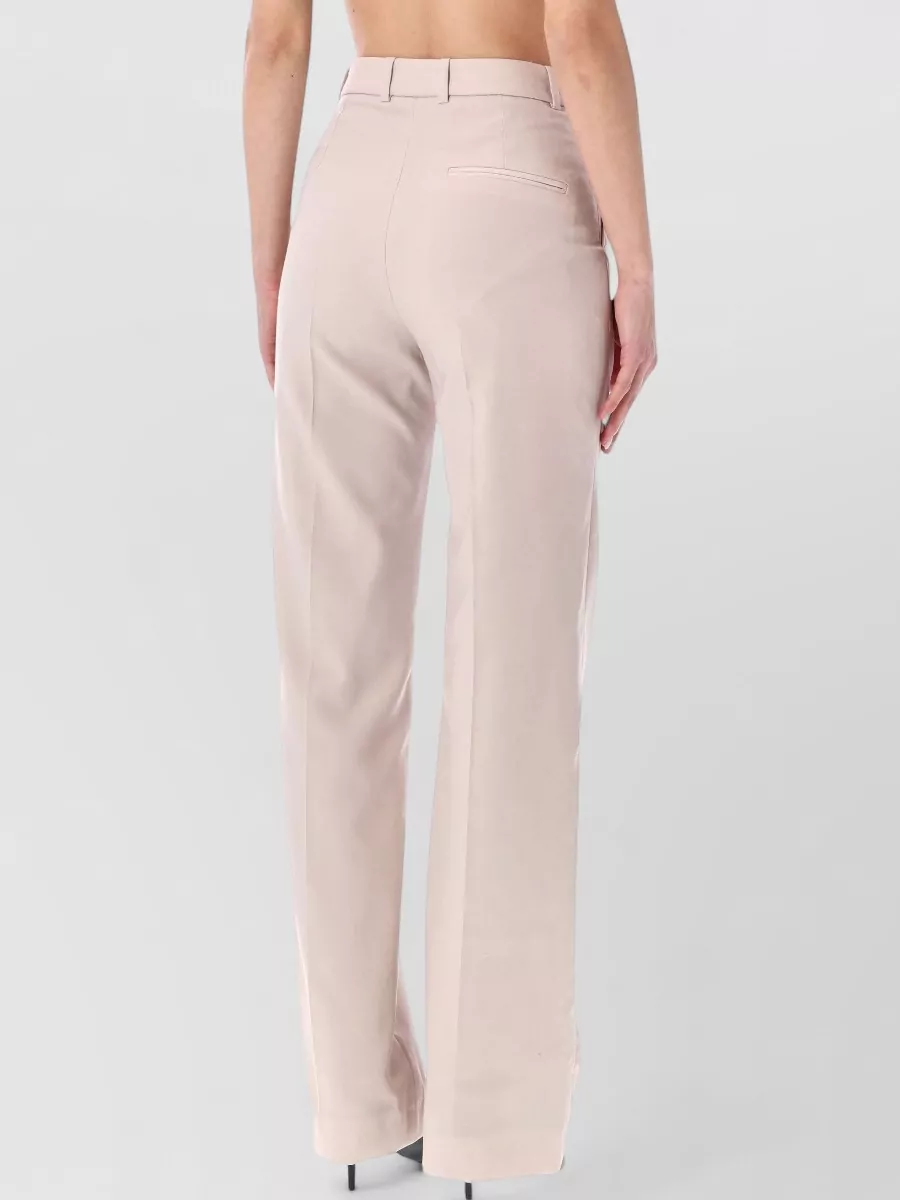 The Frankie Shop Wool High-Rise Straight-Leg Suit Trousers